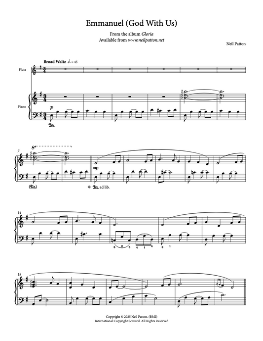 Emmanuel (God With Us) (Digital Sheet Music)