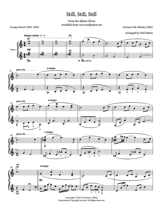 Still, Still, Still (Digital Sheet Music)